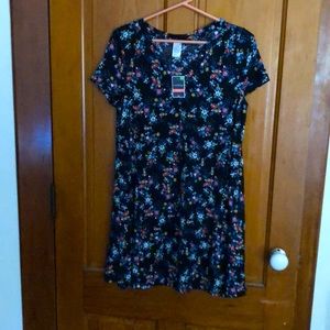 Floral print summer dress